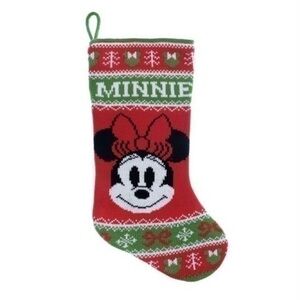 NWT. DISNEY Minnie Mouse 20” Knit Stocking